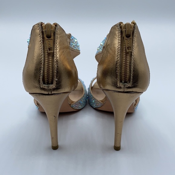 Pelle Embellished T Strap Sandals size 5 1/2 M - Picture 4 of 12